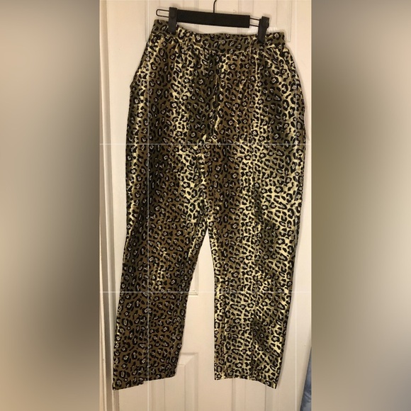 Jacquard Slit Hem Pants - Picture 5 of 15
